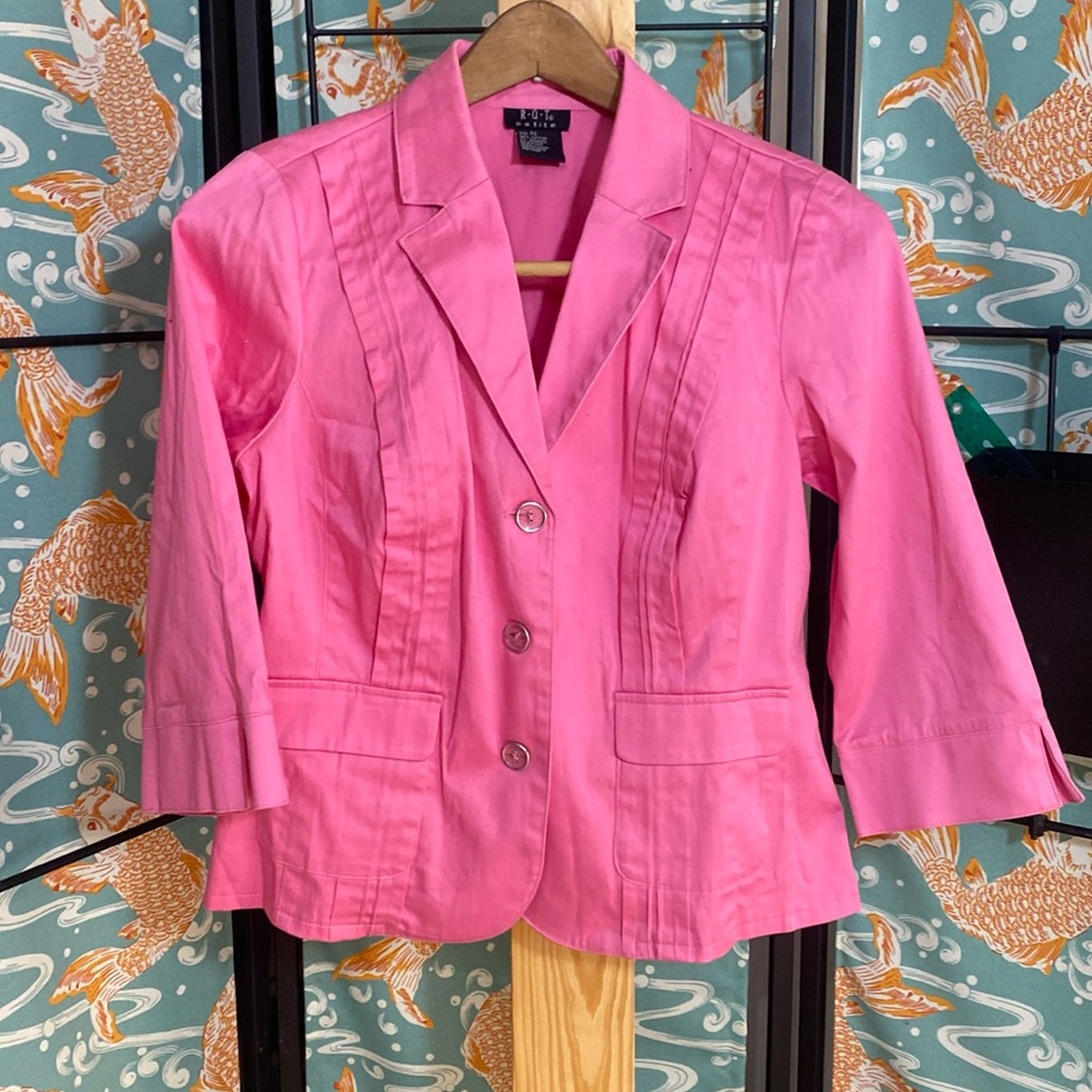 Cute Pink Blazer!
